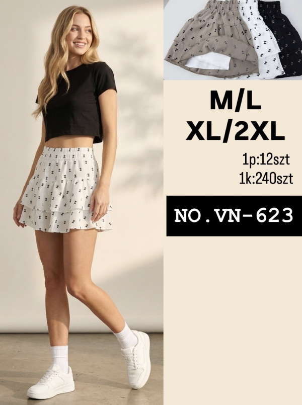 Szorty damskie Roz M/L-XL-2XL, Mix Kolor Paczka 12 szt
